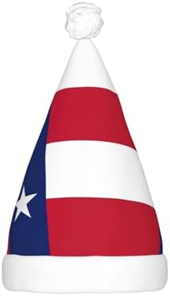 Texas State Flag Christmas Hat with LED Lights 1