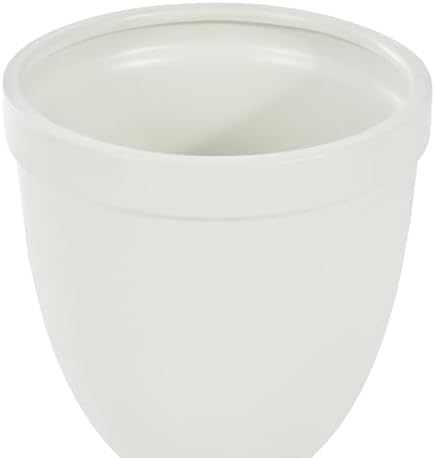 Deco 79 White Ceramic Decorative Jar with Lid
