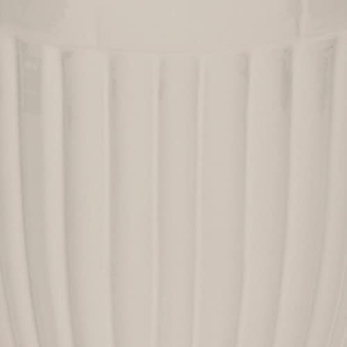 Deco 79 White Ceramic Decorative Urn Jar with Lid