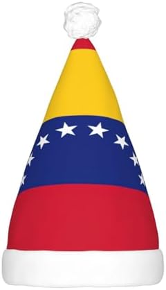 Flag Of Venezuela Christmas Hat With LED Lights