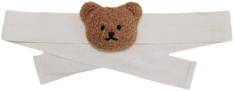 Cute Cartoon Bear Curtain Tiebacks 2 Pack White