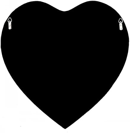 DMDFIRST Diamond Heart Shaped Wall Mirror 20x20 Inch