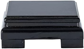 GOLDYWENDY Wooden Square Pedestal Stand Display Base