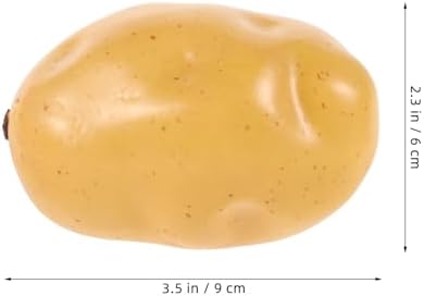 Operitacx 6Pcs Realistic Foam Potato Decor Models