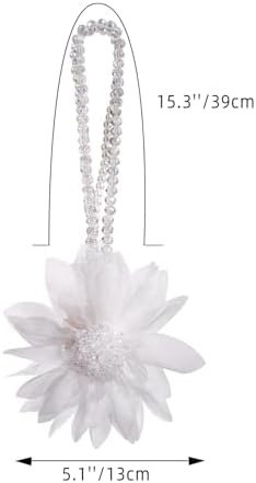 SUQ I OME Magnetic Flower Curtain Tieback 2 Pack