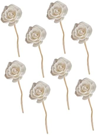 8pcs Aromatherapy Diffuser Sticks with Natural Dried Flowers