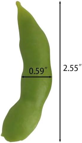 XGNG 24PCS Artificial Soybean Pods Realistic Market Display Props