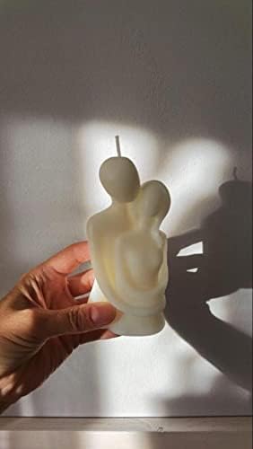 Romantic Love Scented Candles 2 Pack Heart Shaped Jar Candles