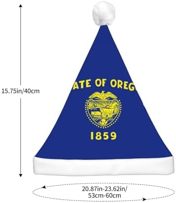 Oregon State Flag Christmas Hat With Led Lights 1