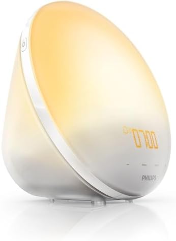 Philips Wake-Up Light Alarm Clock with Sunrise Simulation