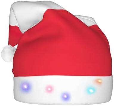 Austrian Flag Christmas Hat with LED Lights