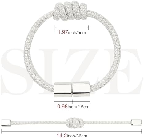 NICEEC 4 Pack Magnetic Curtain Tiebacks Modern Simple Style