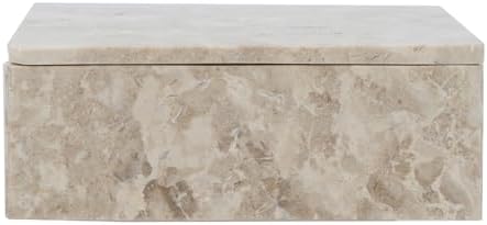 AB Home Beige Marble Box - Decorative Storage