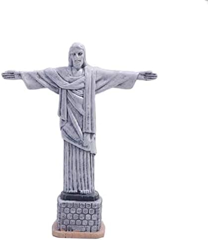 Funny Art Statue Sculpture - Christ The Redeemer Miniature Resin Statue