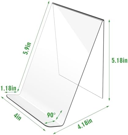 Trophable Acrylic Book Stand Clear Display Easel