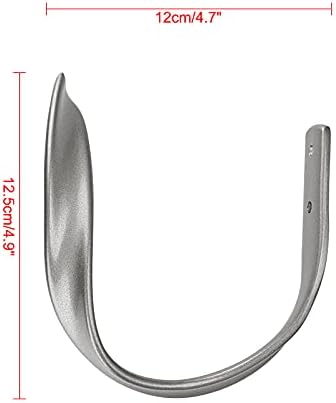 Sumnacon 2 Pcs Aluminum Curtain Holdbacks - Grey