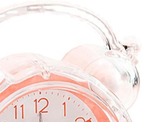 Loud Alarm Clock for Heavy Sleepers Pink ABS Design