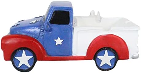 Ebros Gift Patriotic Pickup Truck Ashtray Figurine
