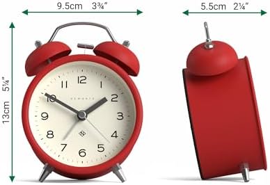 NEWGATE Charlie Bell Echo Alarm Clock Red