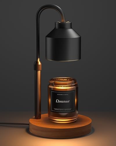 Electric Candle Warmer Lamp Black with Timer