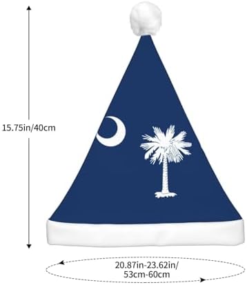 South Carolina Flag Christmas LED Hat for Parties