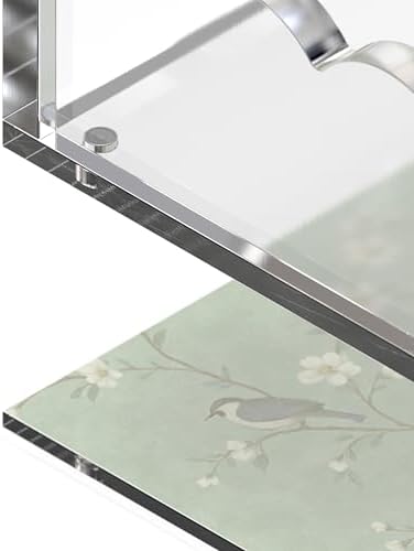 8 x 8 Scalloped Acrylic Tray with Magnetic Mat