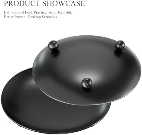 Matte Black Metal Candle Holders Set of 2