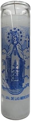 Generic Our Lady of Mercedes Pillar Candle White