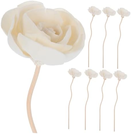 STOBAZA Aroma Diffuser Flowers 8pcs Natural Reed Diffuser Sticks for Home Use