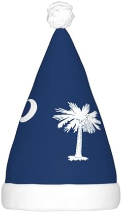 South Carolina Flag Christmas LED Hat for Parties