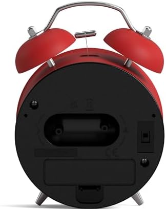 NEWGATE Charlie Bell Echo Alarm Clock Red