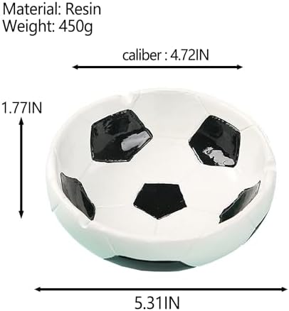 1PCS Soccer Resin Ashtray Creative Home Decor