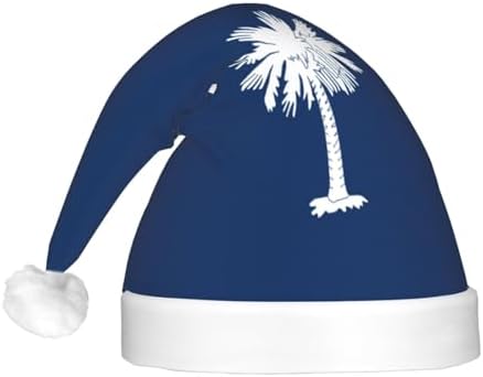 South Carolina Flag Christmas LED Hat for Parties