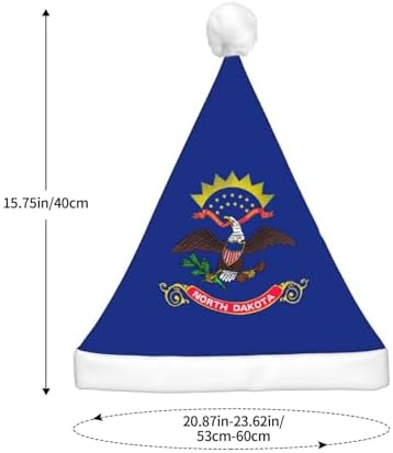 North Dakota State Flag Print Christmas LED Hat