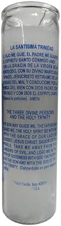 Generic Holy Trinity White Pillar Candle
