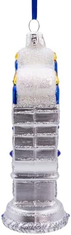 Kurt Adler 475 Inch Noble Gems Glass Hanukkah Ornament