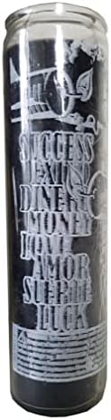 Spell Breaker Black Pillar Candle 8 Inches Tall