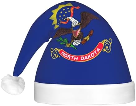 North Dakota State Flag Print Christmas LED Hat