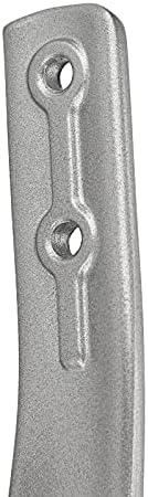 Sumnacon 2 Pcs Aluminum Curtain Holdbacks - Grey