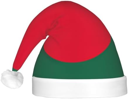 Bangladesh Flag Print Christmas LED Santa Hat