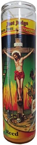 Staci19 Just Judge Orange Perfumed Pillar Candle