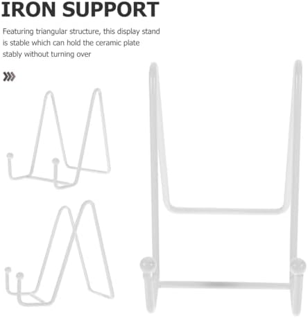 PRETYZOOM Iron Plate Holder Easel Display Stand