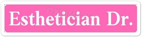 Funny Pink Road Sign Wall Art Decor for Home