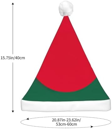 Bangladesh Flag Print Christmas LED Santa Hat