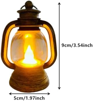 12 Pack Mini Decorative Candle Lanterns with LED Candles