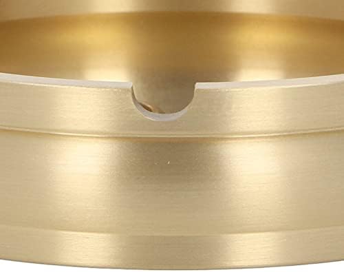 Joyzan Durable Brass Round Ashtray for Cigarettes