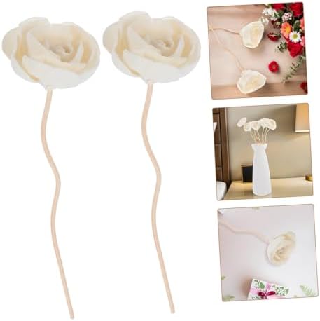STOBAZA Aroma Diffuser Flowers 8pcs Natural Reed Diffuser Sticks for Home Use