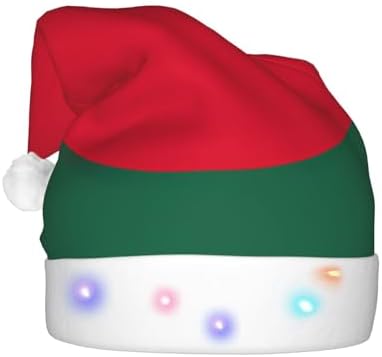 Bangladesh Flag Print Christmas LED Santa Hat