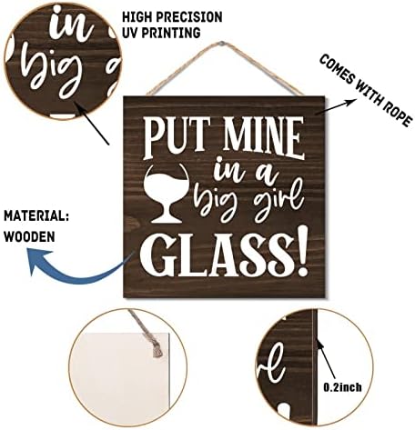 Rustic Wood Sign for Big Girl Wall Art Decor