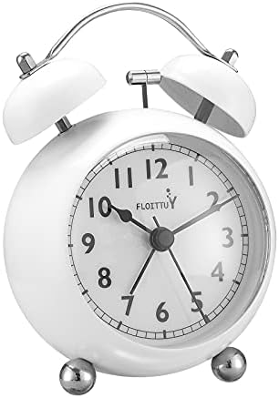 Loud Alarm Clock for Deep Sleepers with Twin Bell and Backlight